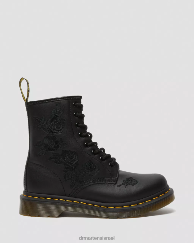מגפיים פרחוני מונו 1460 vonda Dr. Martens שחור softy t הַנעָלָה N8BB872
