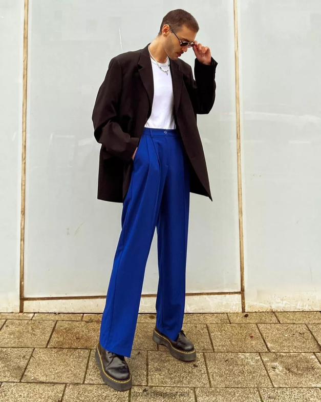 נעלי פלטפורמה מעור חלק 1461 Dr. Martens שחור מלוטש חלק הַנעָלָה N8BB8215