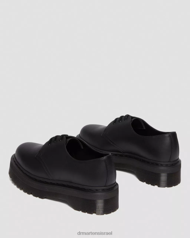 נעלי פלטפורמה טבעוניות 1461 מונו פליקס Dr. Martens פליקס שחור לשפשף הַנעָלָה N8BB8223