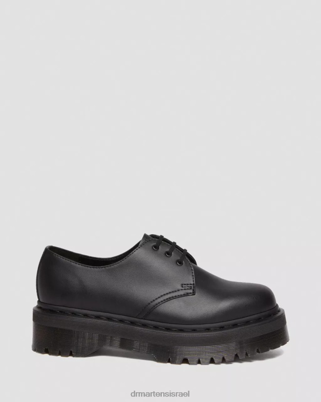 נעלי פלטפורמה טבעוניות 1461 מונו פליקס Dr. Martens פליקס שחור לשפשף הַנעָלָה N8BB8223