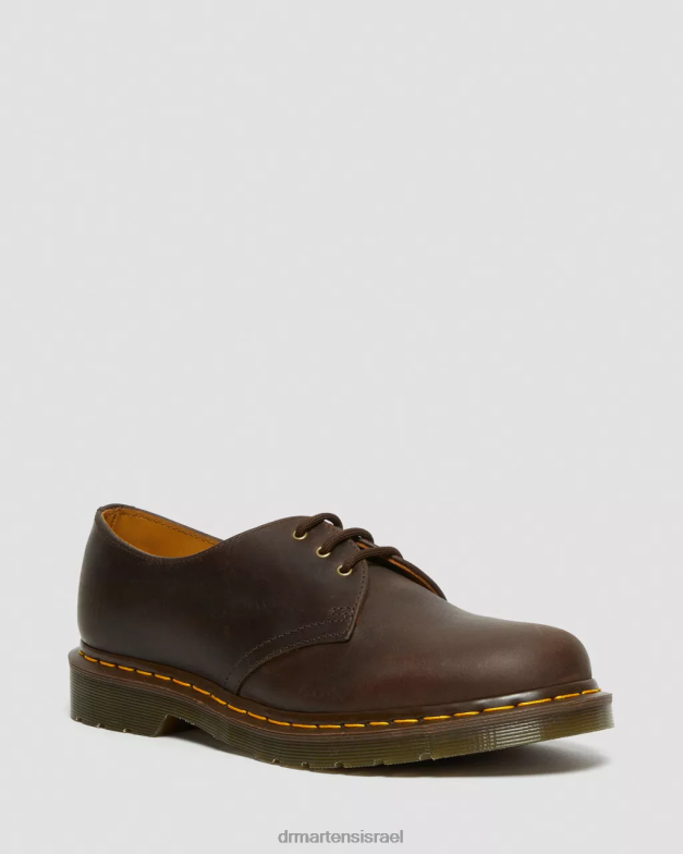 נעלי אוקספורד מעור סוס מטורף 1461 Dr. Martens סוס חום מטורף הַנעָלָה N8BB8284