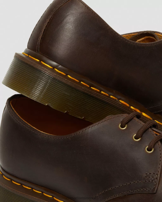 נעלי אוקספורד מעור סוס מטורף 1461 Dr. Martens סוס חום מטורף הַנעָלָה N8BB8284