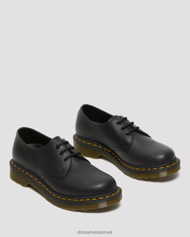 נעלי אוקספורד מעור וירג'יניה 1461 Dr. Martens וירג'יניה שחורה הַנעָלָה N8BB8286