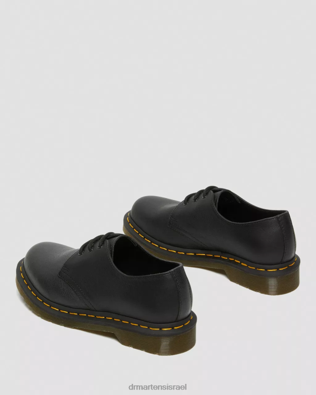 נעלי אוקספורד מעור וירג'יניה 1461 Dr. Martens וירג'יניה שחורה הַנעָלָה N8BB8286