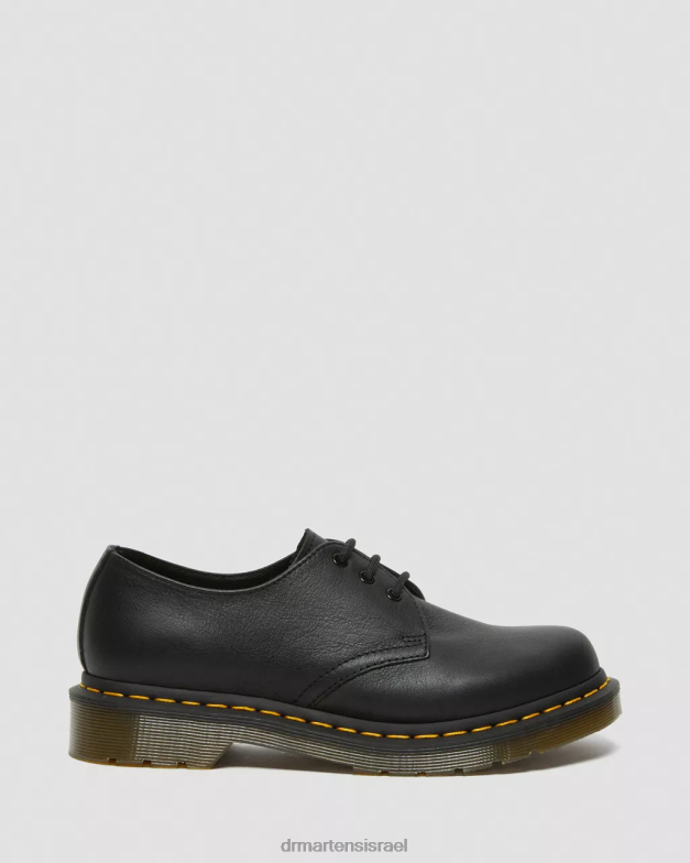 נעלי אוקספורד מעור וירג'יניה 1461 Dr. Martens וירג'יניה שחורה הַנעָלָה N8BB8286