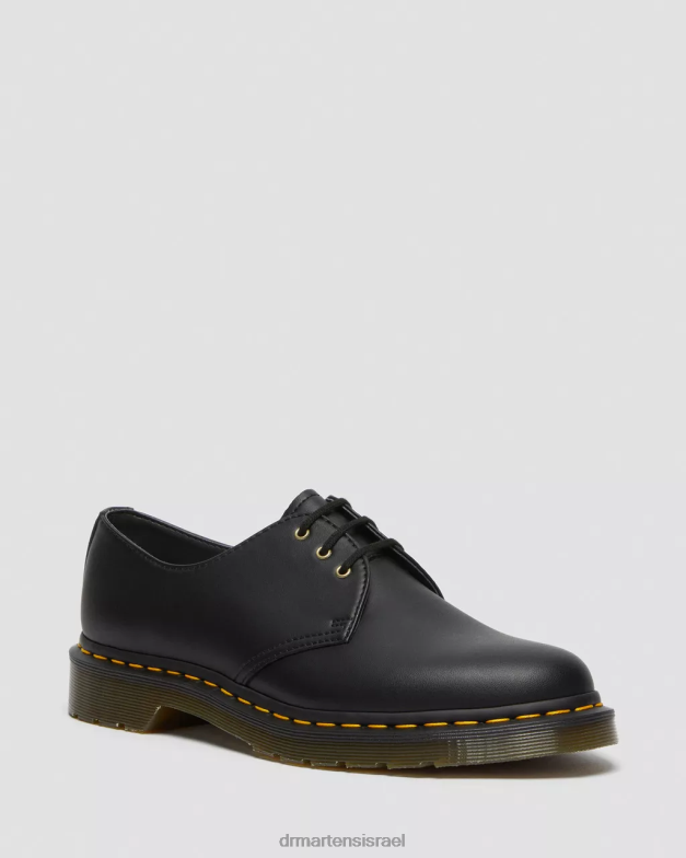 נעלי 1461 פליקס אוקספורד טבעוניות Dr. Martens פליקס שחור לשפשף הַנעָלָה N8BB8287