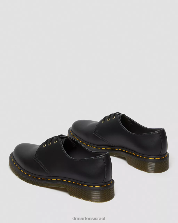 נעלי 1461 פליקס אוקספורד טבעוניות Dr. Martens פליקס שחור לשפשף הַנעָלָה N8BB8287
