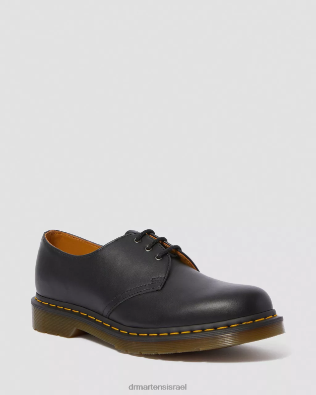 נעלי אוקספורד מעור נאפה 1461 Dr. Martens נאפה שחורה הַנעָלָה N8BB8288