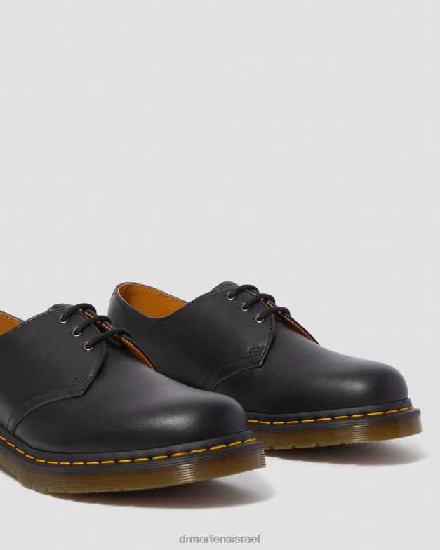 נעלי אוקספורד מעור נאפה 1461 Dr. Martens נאפה שחורה הַנעָלָה N8BB8288