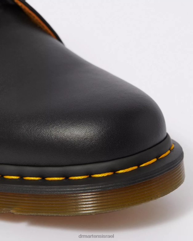 נעלי אוקספורד מעור נאפה 1461 Dr. Martens נאפה שחורה הַנעָלָה N8BB8288