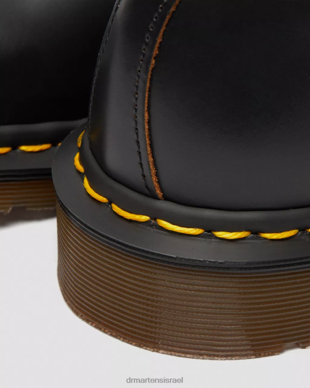 1461 וינטג' תוצרת אנגליה נעלי אוקספורד Dr. Martens קווילון שחור הַנעָלָה N8BB8289