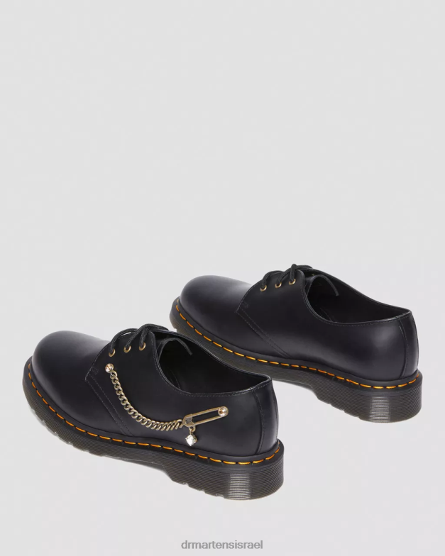 נעלי אוקספורד מעור סברובסקי 1461 Dr. Martens שחור חלק הַנעָלָה N8BB8290