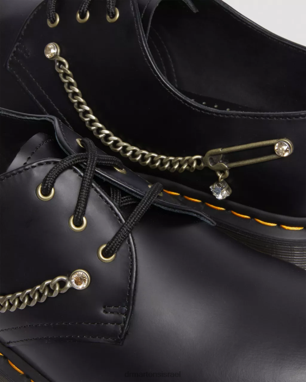 נעלי אוקספורד מעור סברובסקי 1461 Dr. Martens שחור חלק הַנעָלָה N8BB8290