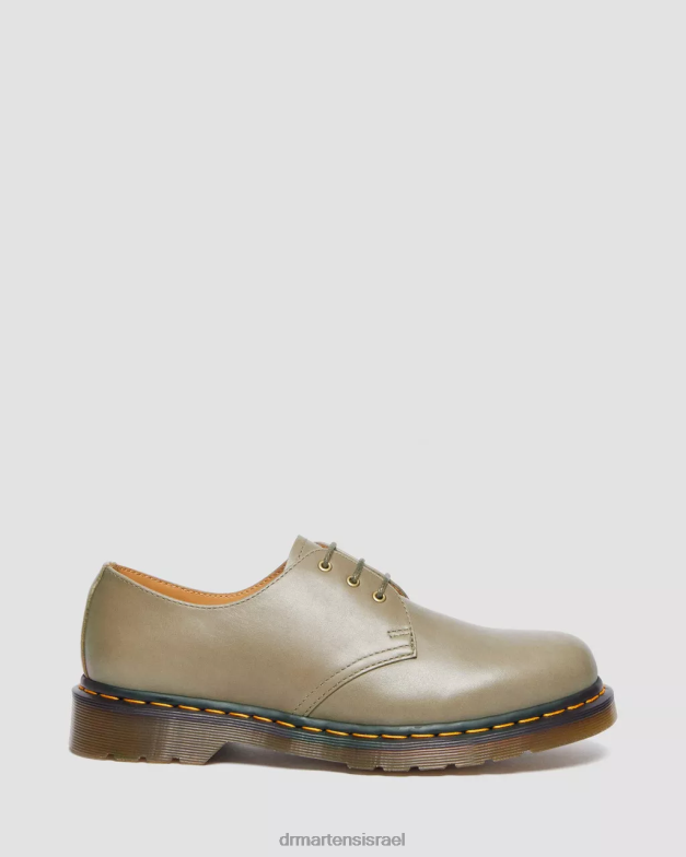 נעלי אוקספורד מעור קררה 1461 Dr. Martens קררה זיתים הַנעָלָה N8BB8292