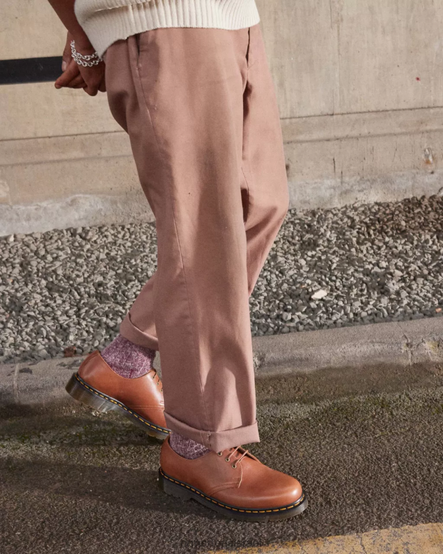 נעלי אוקספורד מעור קררה 1461 Dr. Martens קררה שיזוף אוכף הַנעָלָה N8BB8294