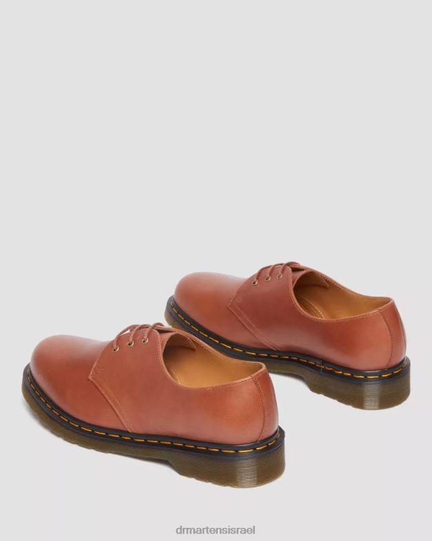 נעלי אוקספורד מעור קררה 1461 Dr. Martens קררה שיזוף אוכף הַנעָלָה N8BB8294