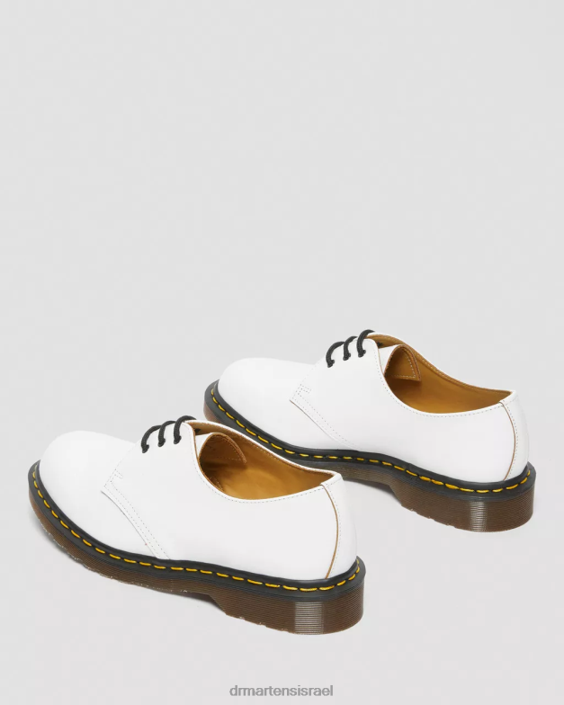 1461 וינטג' תוצרת אנגליה נעלי אוקספורד Dr. Martens קווילון לבן הַנעָלָה N8BB8312