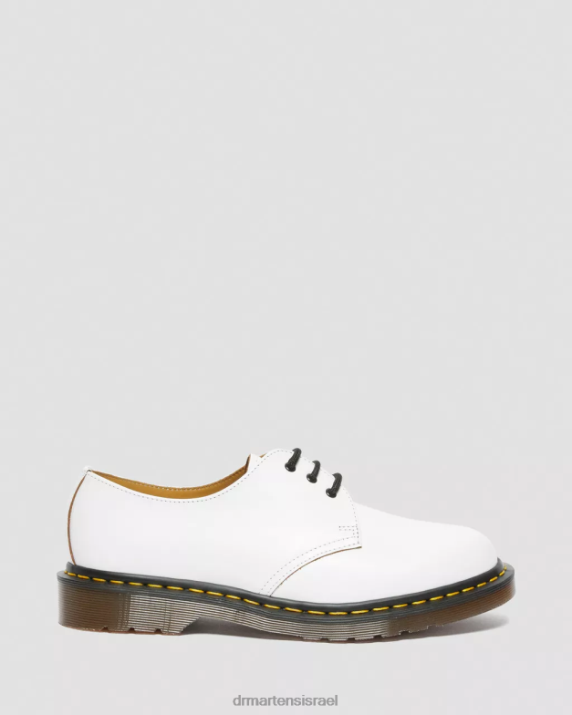 1461 וינטג' תוצרת אנגליה נעלי אוקספורד Dr. Martens קווילון לבן הַנעָלָה N8BB8312