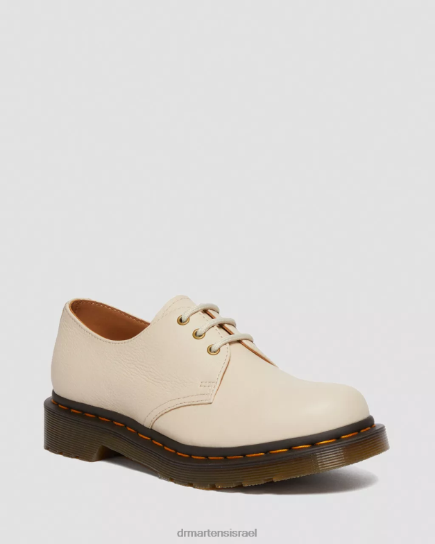 נעלי אוקספורד מעור וירג'יניה 1461 Dr. Martens קלף בז' וירג'יניה הַנעָלָה N8BB8322