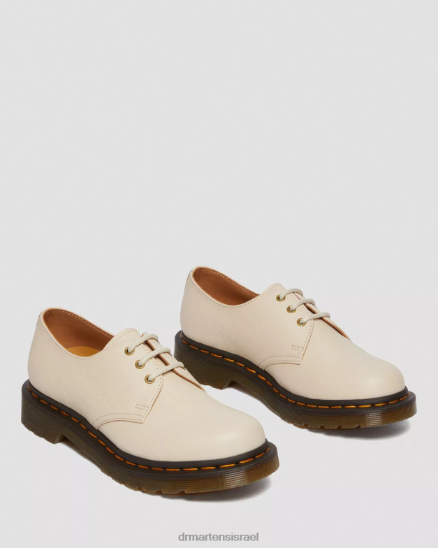נעלי אוקספורד מעור וירג'יניה 1461 Dr. Martens קלף בז' וירג'יניה הַנעָלָה N8BB8322