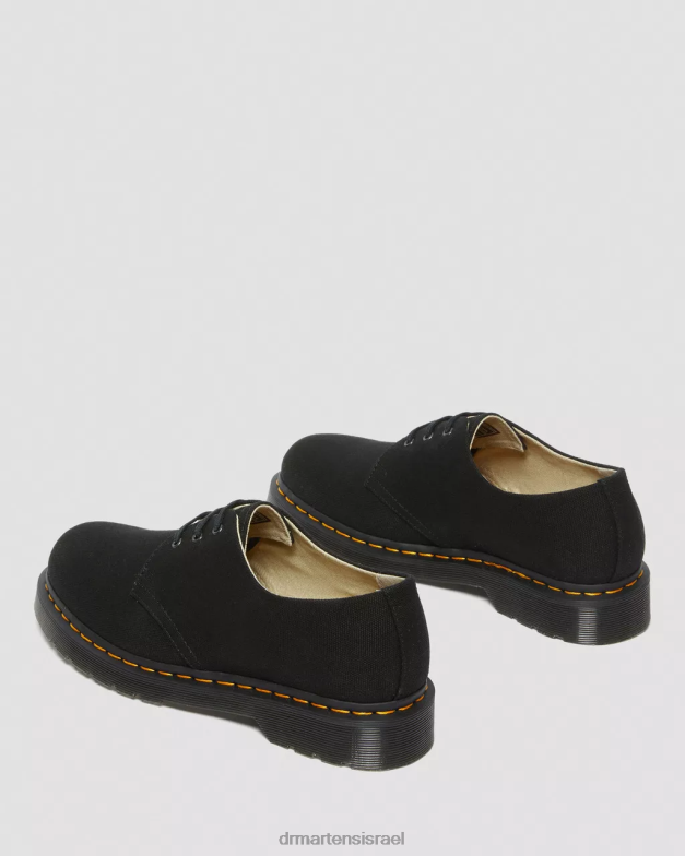 נעלי אוקספורד קנבס 1461 Dr. Martens שָׁחוֹר הַנעָלָה N8BB8323