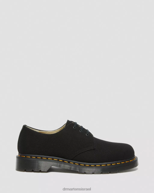 נעלי אוקספורד קנבס 1461 Dr. Martens שָׁחוֹר הַנעָלָה N8BB8323