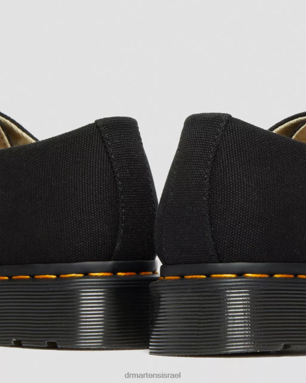 נעלי אוקספורד קנבס 1461 Dr. Martens שָׁחוֹר הַנעָלָה N8BB8323