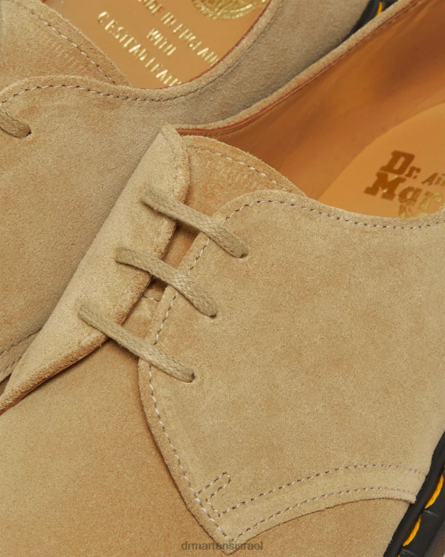 1461 תוצרת אנגליה נעלי אוקספורד זמש באק Dr. Martens זמש בז' באק הַנעָלָה N8BB8329