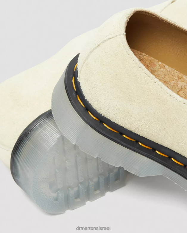 נעלי אוקספורד מזמש קר 1461 Dr. Martens קרם e.h. זמש הַנעָלָה N8BB8330