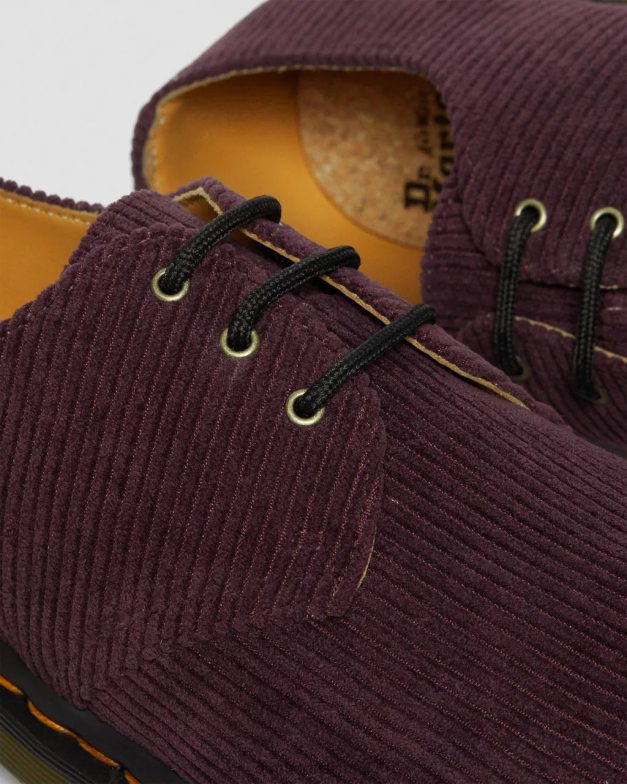 נעלי אוקספורד קורדרוי 1461 Dr. Martens קורדרוי דוכסית oxblood הַנעָלָה N8BB8313