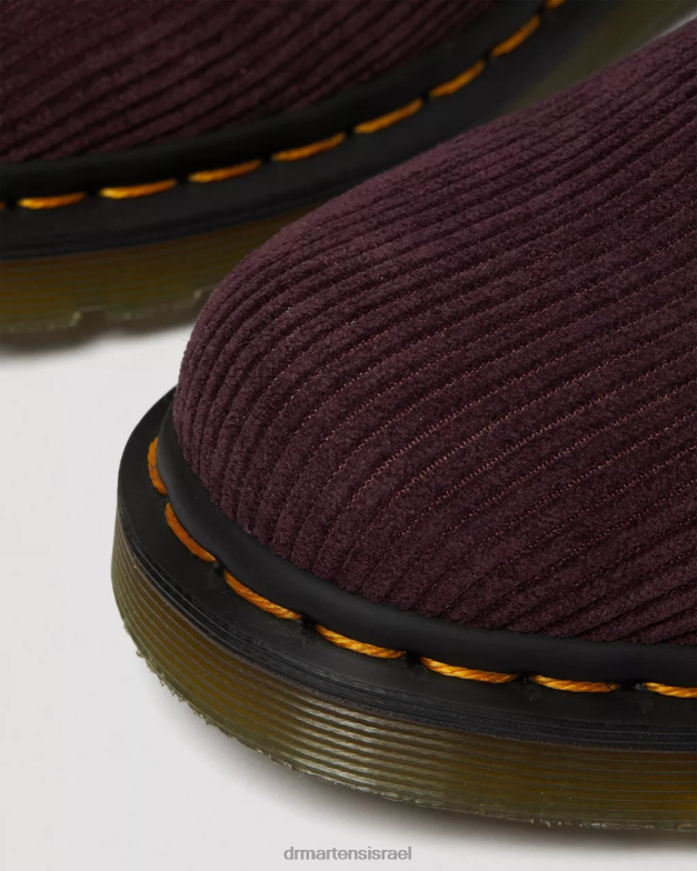 נעלי אוקספורד קורדרוי 1461 Dr. Martens קורדרוי דוכסית oxblood הַנעָלָה N8BB8313