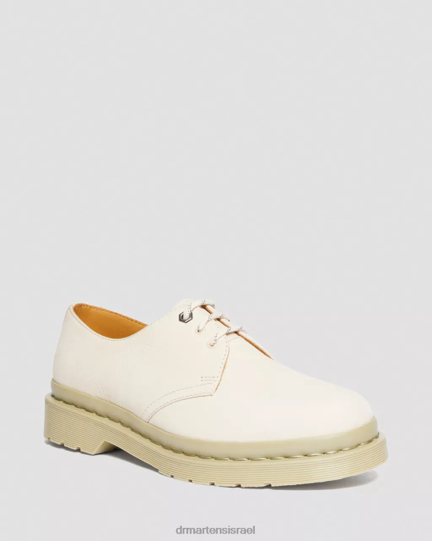 נעלי אוקספורד מעור נובוק מונו 1461 Dr. Martens קלף בז' טחון נובוק wp הַנעָלָה N8BB8304