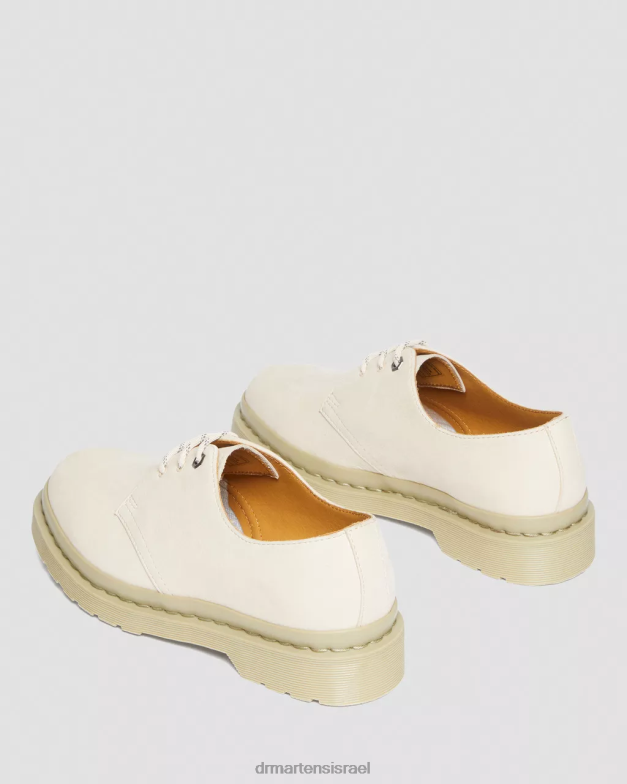 נעלי אוקספורד מעור נובוק מונו 1461 Dr. Martens קלף בז' טחון נובוק wp הַנעָלָה N8BB8304