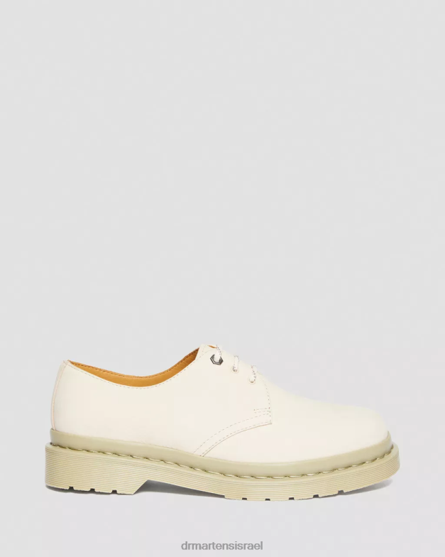 נעלי אוקספורד מעור נובוק מונו 1461 Dr. Martens קלף בז' טחון נובוק wp הַנעָלָה N8BB8304