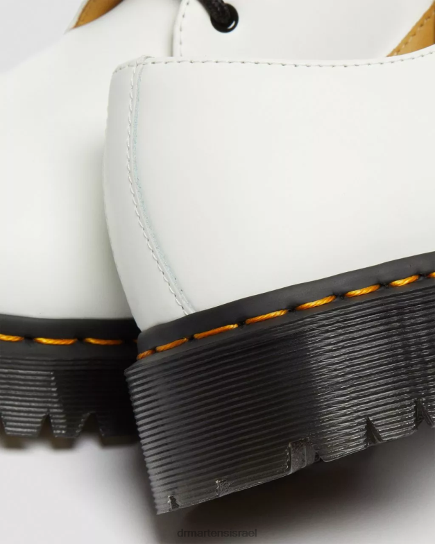 נעלי אוקספורד מעור חלק 1461 bex Dr. Martens לבן חלק הַנעָלָה N8BB8235