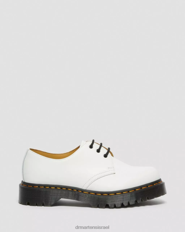 נעלי אוקספורד מעור חלק 1461 bex Dr. Martens לבן חלק הַנעָלָה N8BB8235