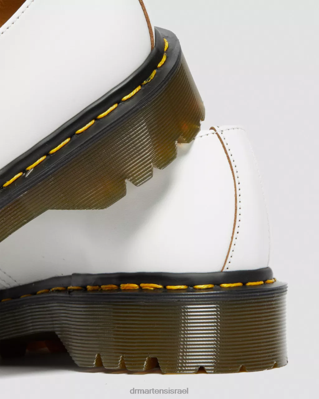 1461 bex תוצרת אנגליה נעלי אוקספורד כובע אצבעות Dr. Martens וינטג' לבן חלק הַנעָלָה N8BB8305