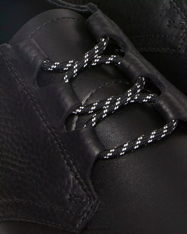 1461 תוצרת אנגליה אוקספורד עור ghilli Dr. Martens סירה שחורה ואטאקמה הַנעָלָה N8BB8316