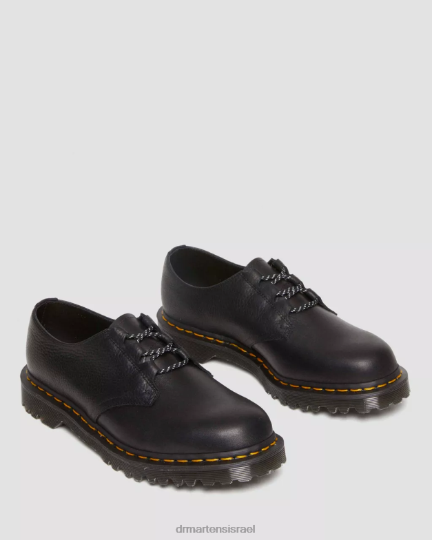 1461 תוצרת אנגליה אוקספורד עור ghilli Dr. Martens סירה שחורה ואטאקמה הַנעָלָה N8BB8316