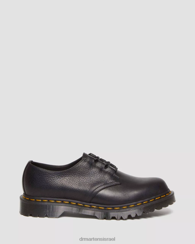 1461 תוצרת אנגליה אוקספורד עור ghilli Dr. Martens סירה שחורה ואטאקמה הַנעָלָה N8BB8316
