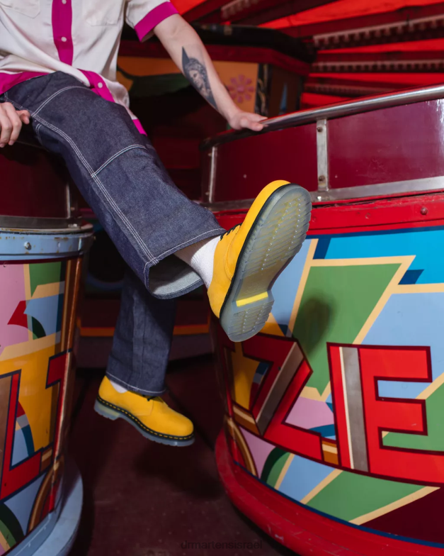 נעלי אוקספורד מעור 1461 ice ii buttersoft Dr. Martens buttersoft צהוב wp הַנעָלָה N8BB8328