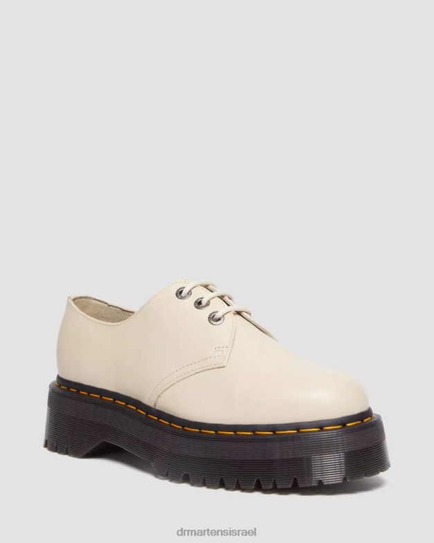 נעלי פלטפורמה מעור 1461 ii pisa Dr. Martens קלף בז' פיזה הַנעָלָה N8BB8303
