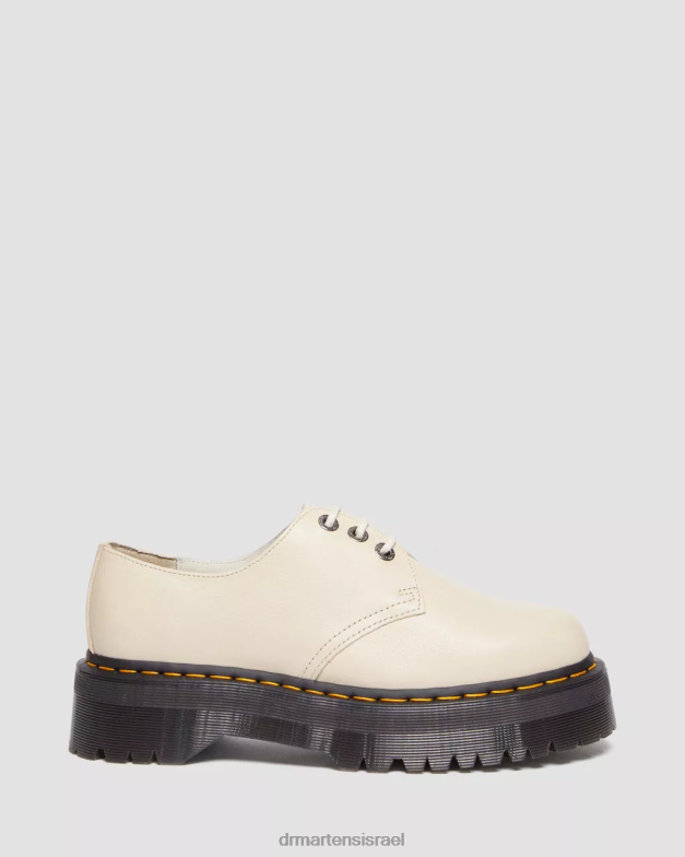נעלי פלטפורמה מעור 1461 ii pisa Dr. Martens קלף בז' פיזה הַנעָלָה N8BB8303