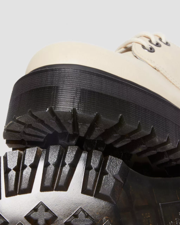 נעלי פלטפורמה מעור 1461 ii pisa Dr. Martens קלף בז' פיזה הַנעָלָה N8BB8303