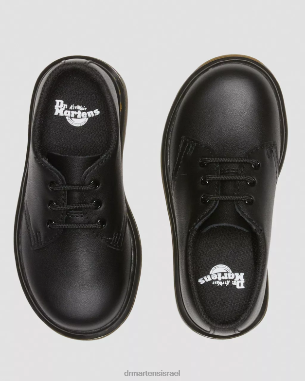 נעלי אוקספורד מעור פעוט 1461 softy t Dr. Martens שחור softy t הַנעָלָה N8BB8405