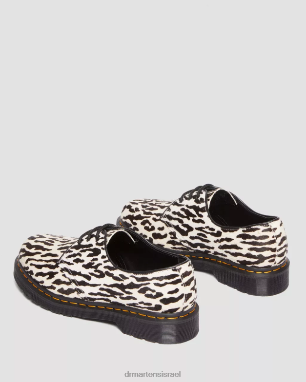 1461 wacko maria נעלי אוקספורד שיער Dr. Martens שיער שחור ולבן הַנעָלָה N8BB8293