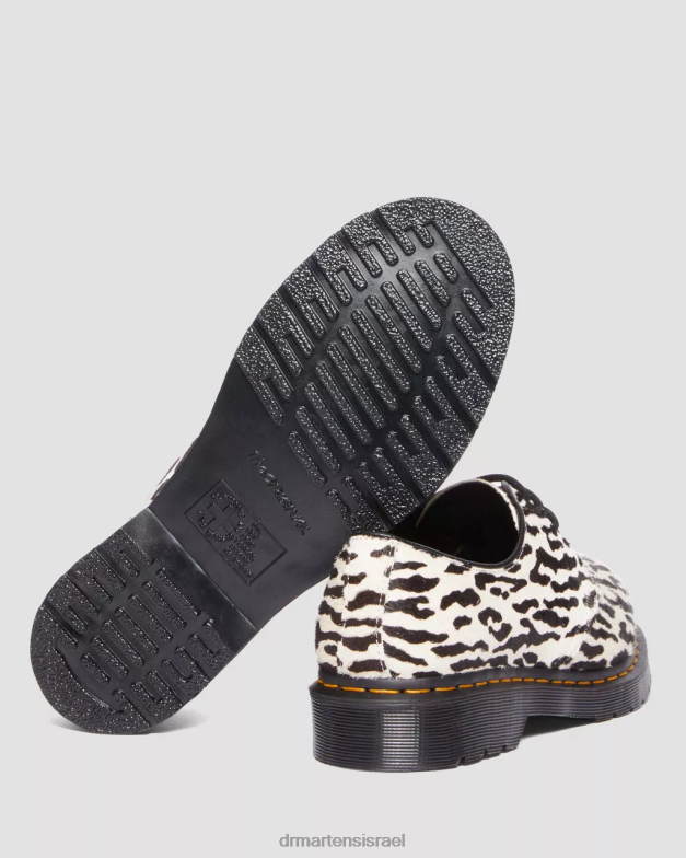 1461 wacko maria נעלי אוקספורד שיער Dr. Martens שיער שחור ולבן הַנעָלָה N8BB8293