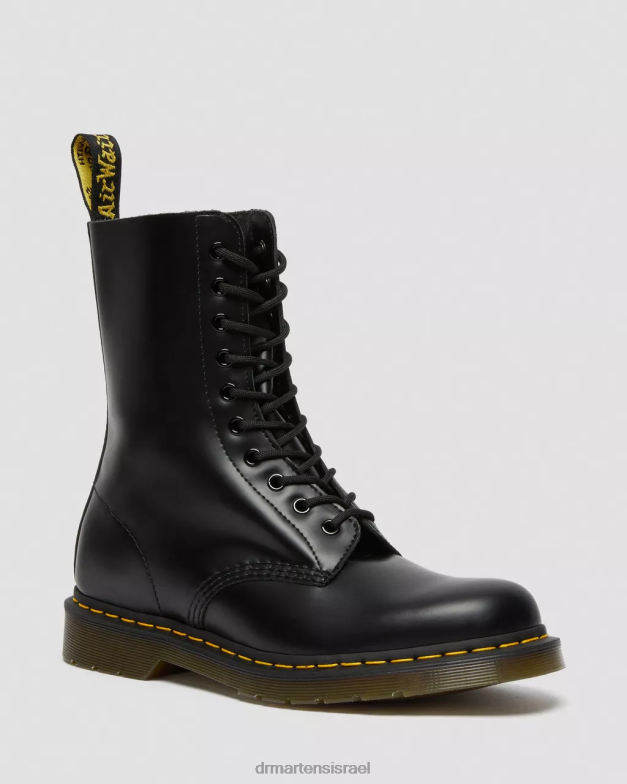 מגפי עור חלק 1490 באמצע השוק Dr. Martens שחור חלק הַנעָלָה N8BB8360 מגפי עור חלק 1490 באמצע השוק Dr. Martens שחור חלק הַנעָלָה N8BB8360