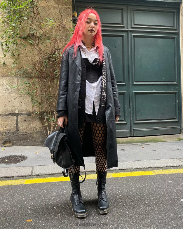 מגפי עור אמצע עגל וירג'יניה 1b99 Dr. Martens וירג'יניה שחורה הַנעָלָה N8BB8362