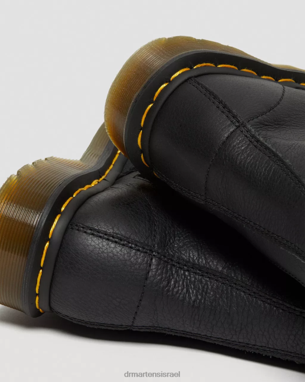 מגפי עור אמצע עגל וירג'יניה 1b99 Dr. Martens וירג'יניה שחורה הַנעָלָה N8BB8362